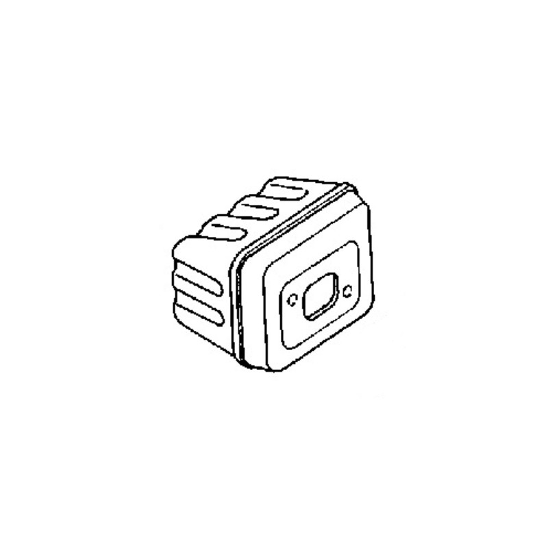 Pot d'échappement tronçonneuse Echo