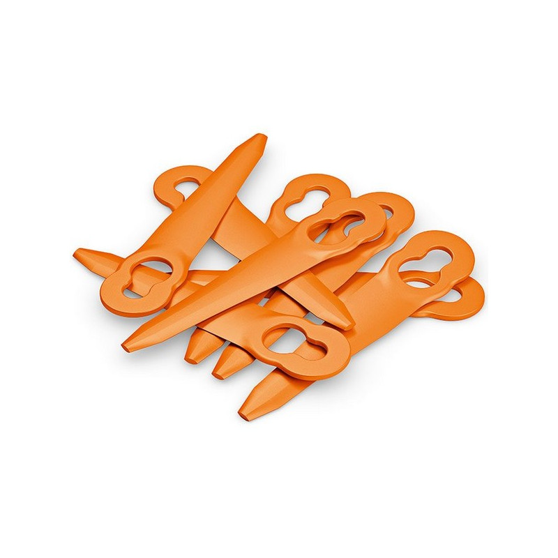 Jeu 8 couteaux Stihl PolyCut orange