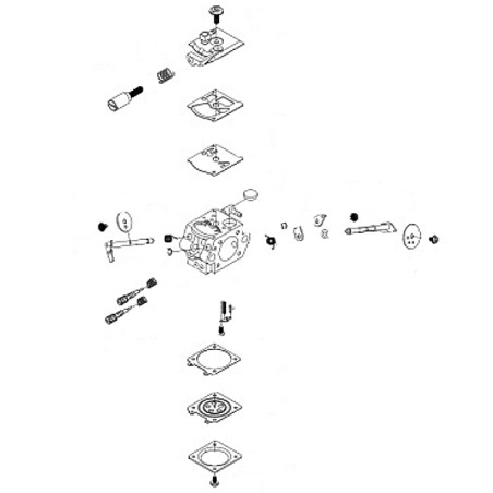 Carburateur tronçonneuse Echo