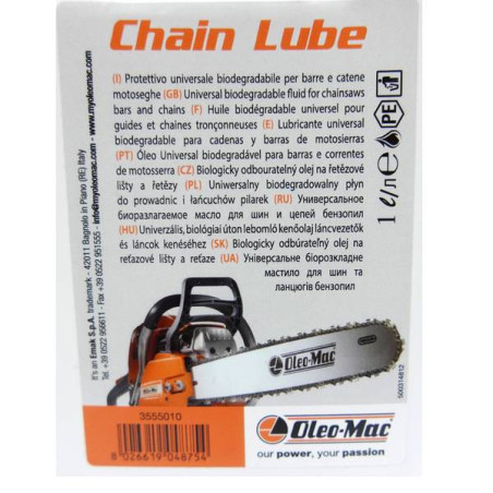 Huile chaine tronconneuse BIO Chain-lube 1L