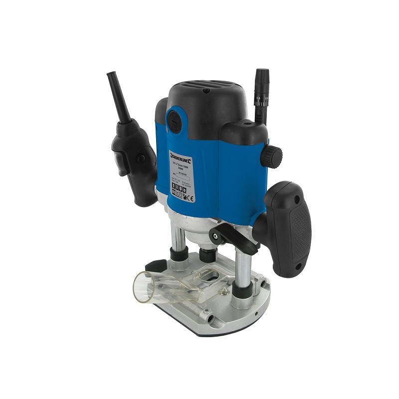 Défonceuse plongeante 1 500 W Silverline