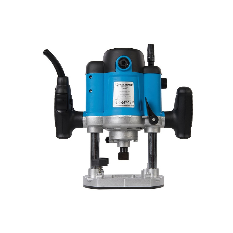 Défonceuse plongeante 1 500 W Silverline