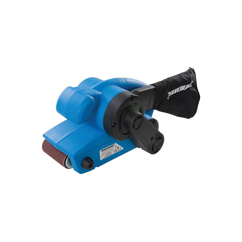 Ponceuse à bande 76 mm, 810 W Silverline