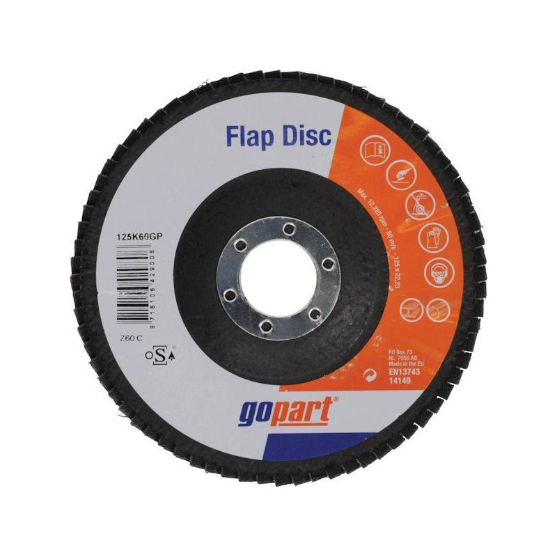 Disque lames Gopart 125 x 22.2 mm K60