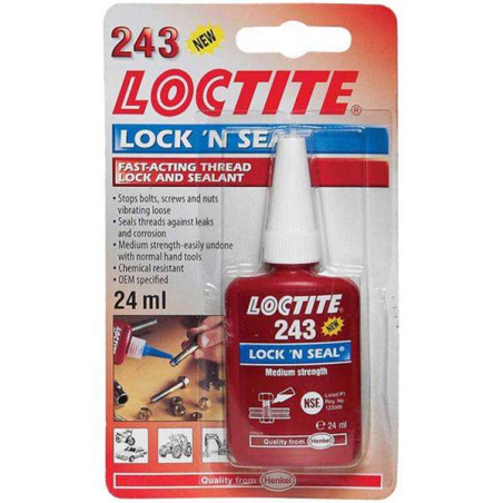 Frein filet Loctite 243 - 24ml