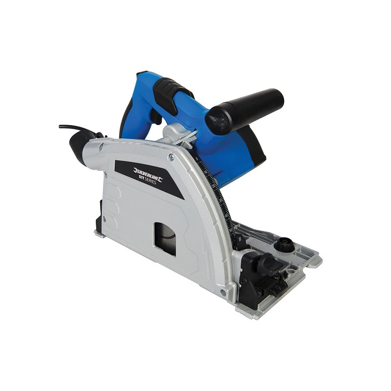 Scie circulaire plongeante avec rail de guidage 1 200 W Silverline