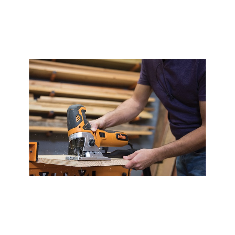 Scie sauteuse professionnelle à action pendulaire 750 W Triton
