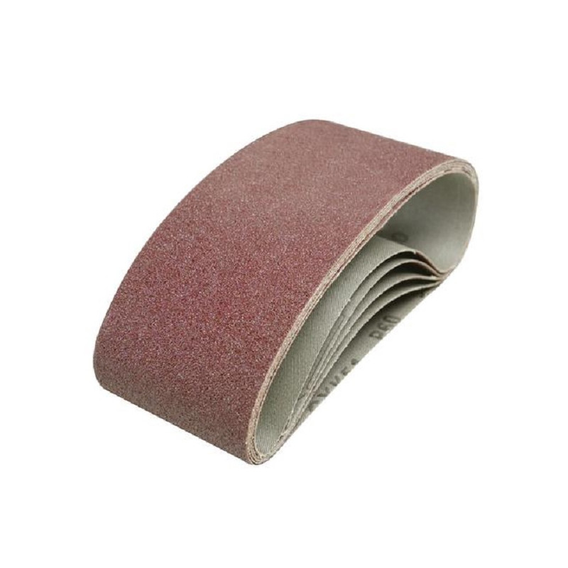 5 bandes abrasives 75 x 457 mm Silverline