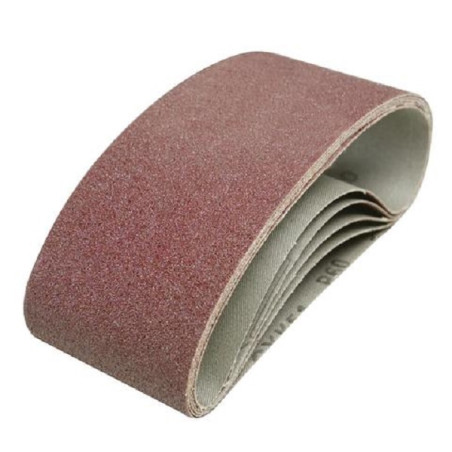 5 bandes abrasives 75 x 457 mm Silverline