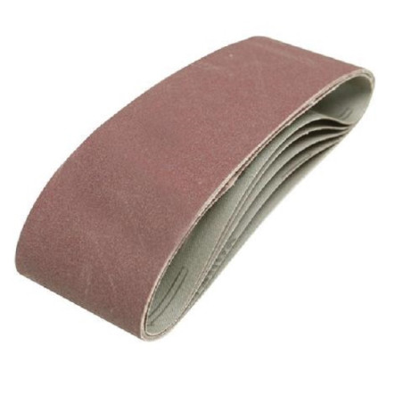 5 bandes abrasives 75 x 533 mm Silverline