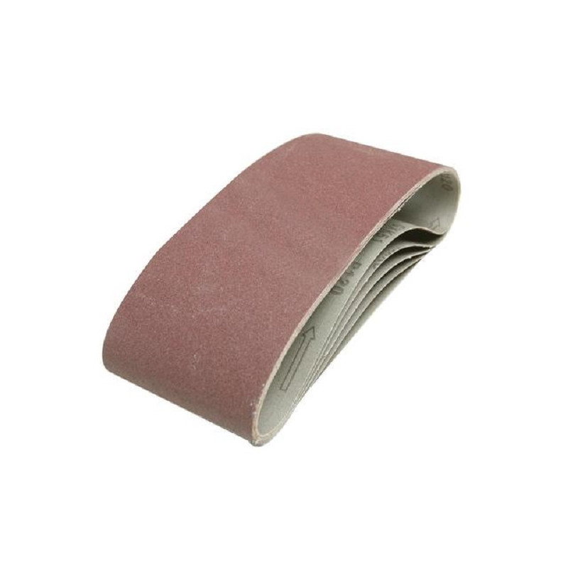 5 bandes abrasives 100 x 610 mm Silverline