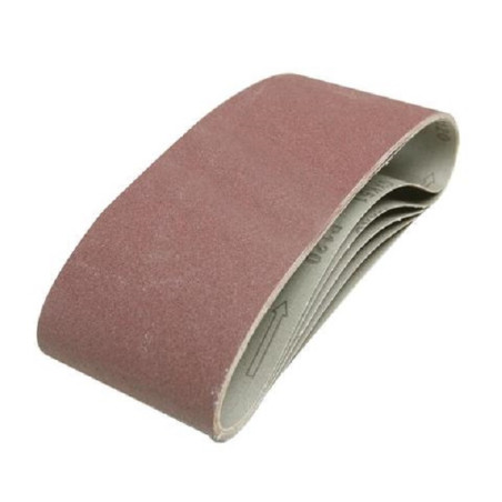 5 bandes abrasives 100 x 610 mm Silverline