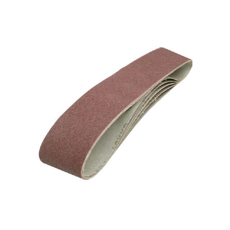 5 bandes abrasives 100 x 915 mm grain 80 Silverline