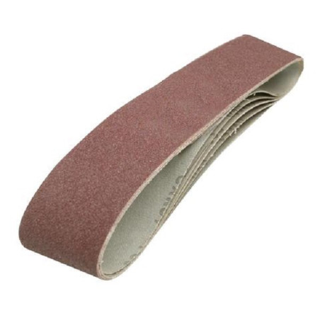 5 bandes abrasives 100 x 915 mm grain 80 Silverline