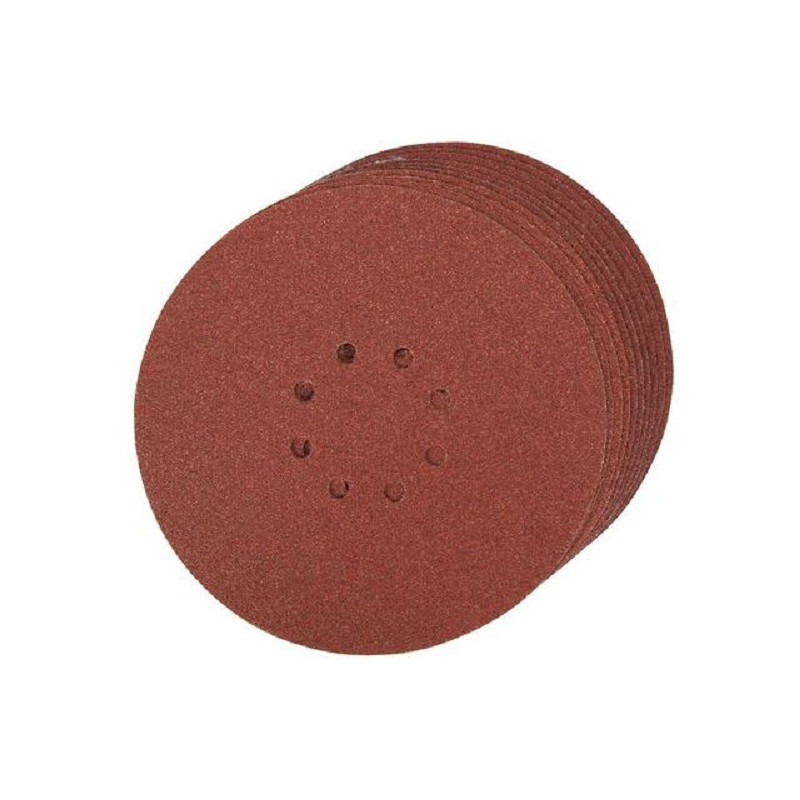 10 disques abrasifs perforés auto-agrippants 225 mm Silverline