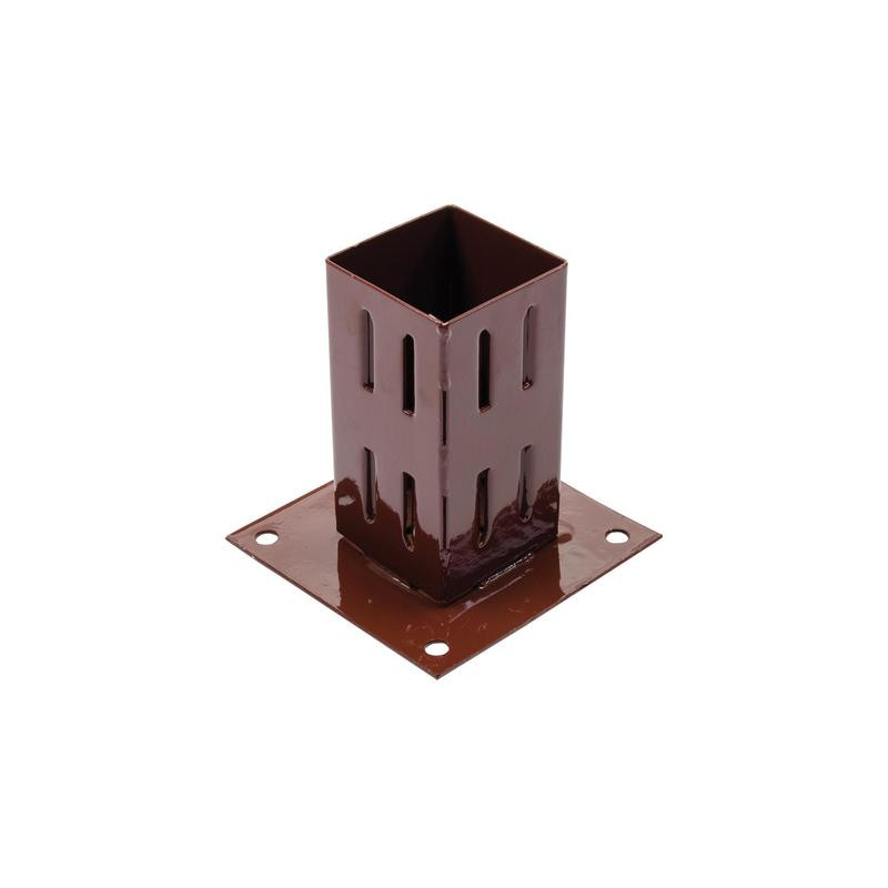 Support pour poteau à poser, serrage sans boulons