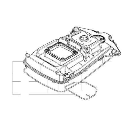 Châssis supérieur robot tondeuse Husqvarna / Gardena