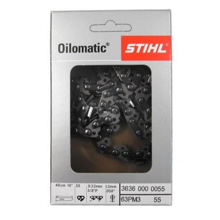 Chaine tronçonneuse Stihl 3/8LP 1.3mm 55 dents