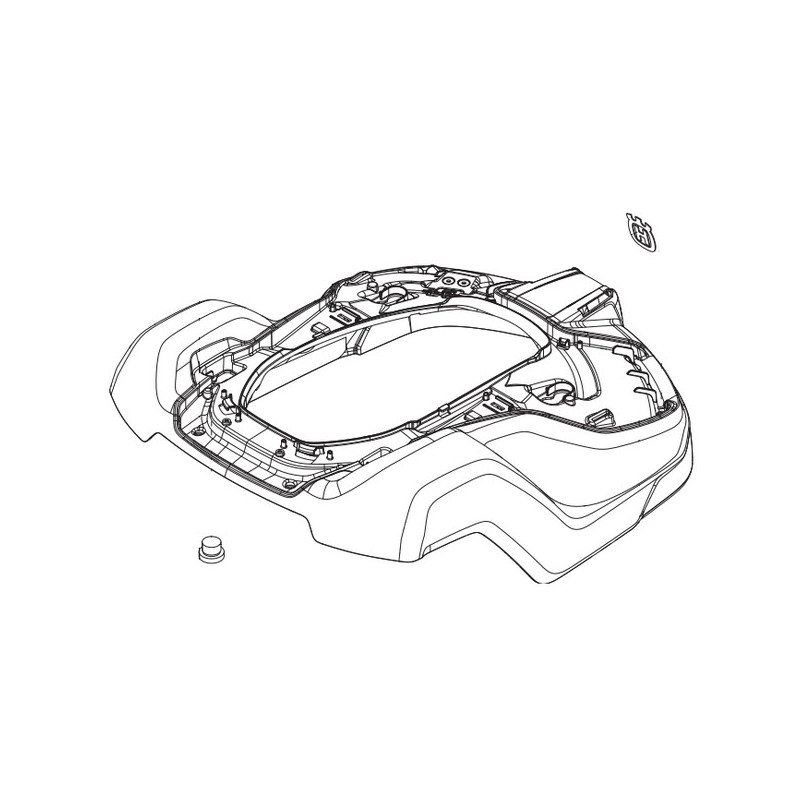 Carter principal tondeuse robot Husqvarna