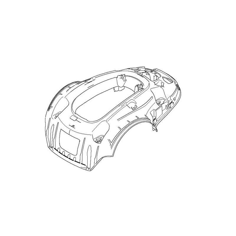 Carter principal tondeuse robot Mc Culloch