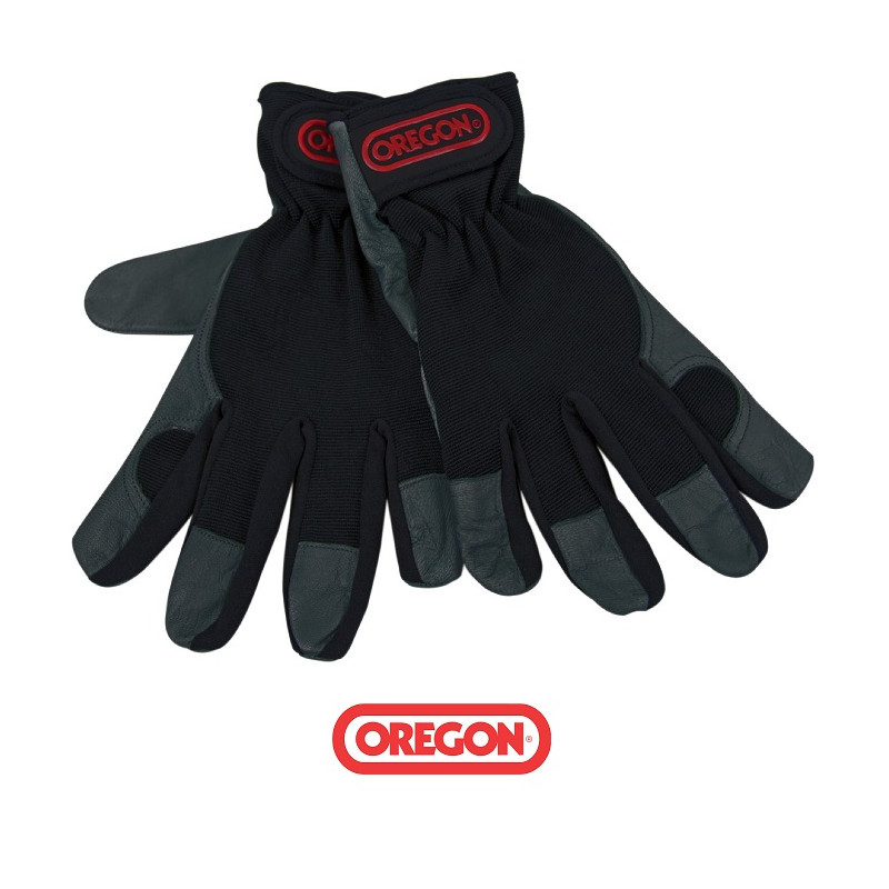 Gants de travail en cuir et tissu Oregon