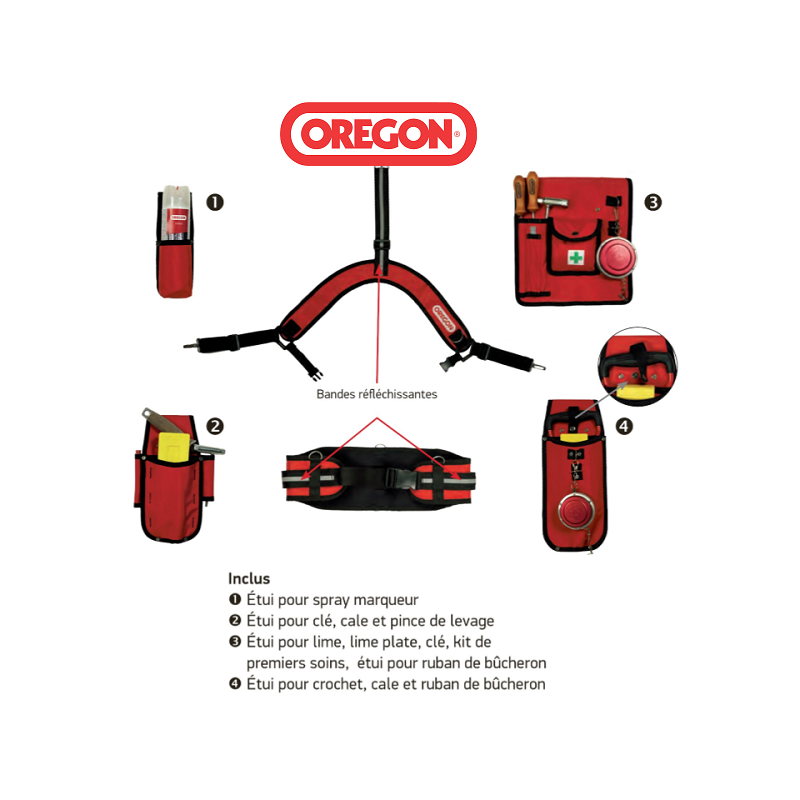 Ceinture et harnais porte outils Oregon