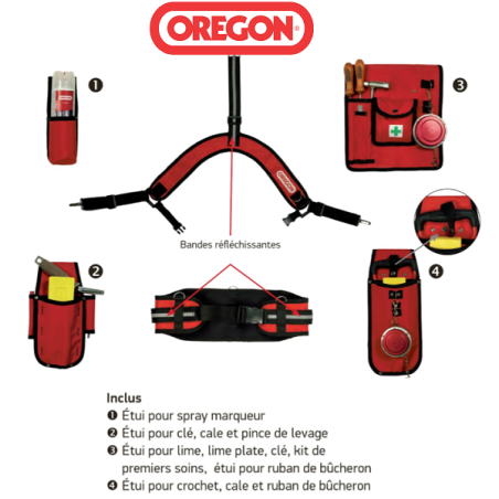 Ceinture et harnais porte outils Oregon