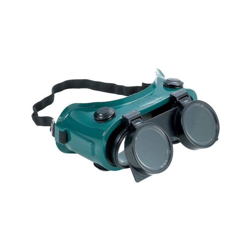 Lunettes de soudeur visière rabattable