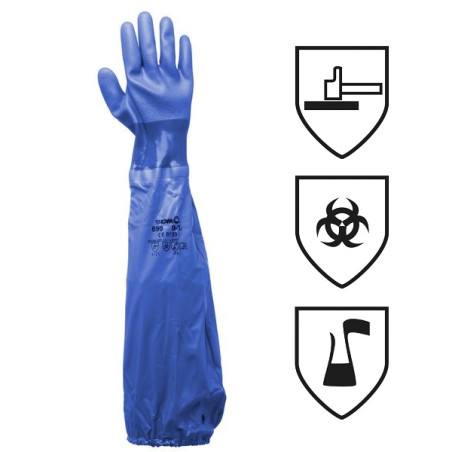 Gants avec manchette anti-coupure