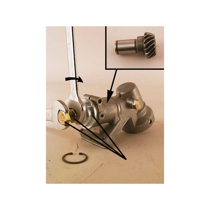 Extracteur de couple conique de débroussailleuse