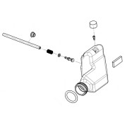 Réservoir d'huile tronçonneuse Husqvarna / Mc Culloch