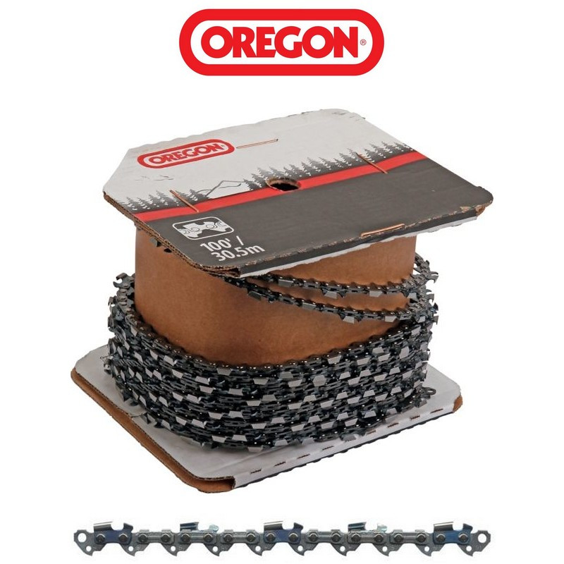 Rouleau chaîne tronçonneuse Oregon 100 pieds