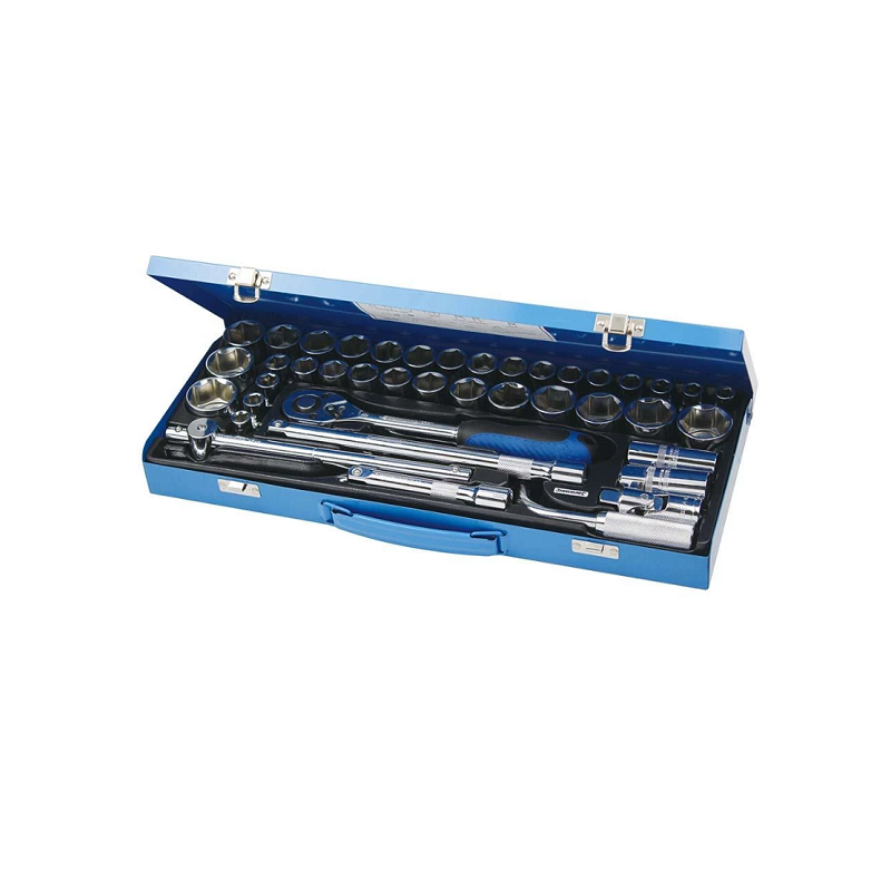 Coffret clés et douilles métriques et impériales 1/2"