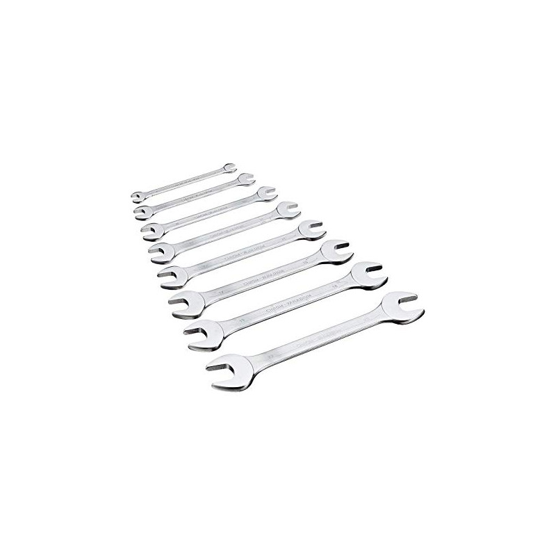 Assortiment de 12 clefs plates à fourche doubles