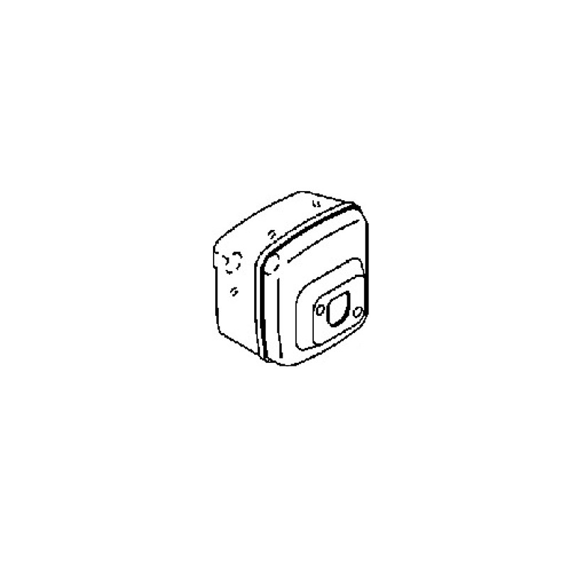 Pot d'échappement tronçonneuse Echo