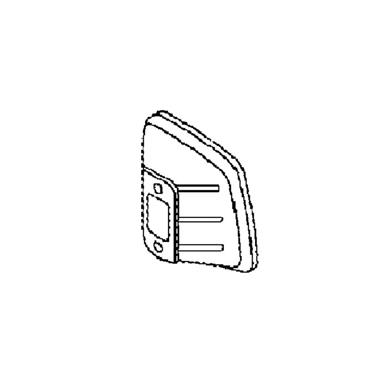 Pot d'échappement tronçonneuse Echo