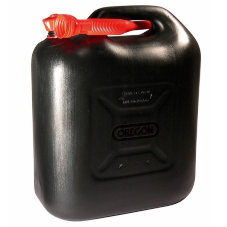 Bidon essence et huile Oregon 20 litres couleur noir