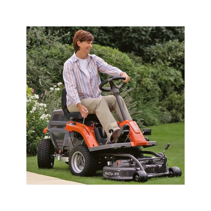 Autoportée rider Husqvarna coupe frontale R112C