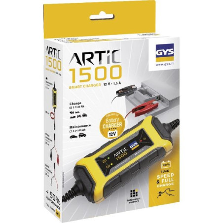 Chargeur automatique 12V batterie GYS Artic 1500