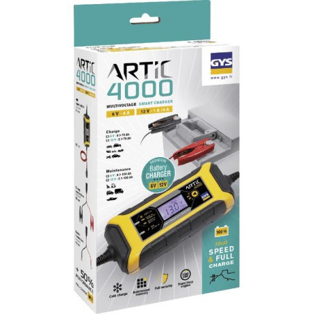 Chargeur automatique 6-12V batterie GYS Artic 4000