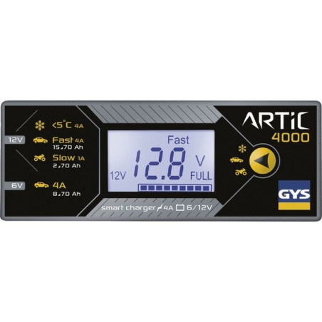 Chargeur automatique 6-12V batterie GYS Artic 4000