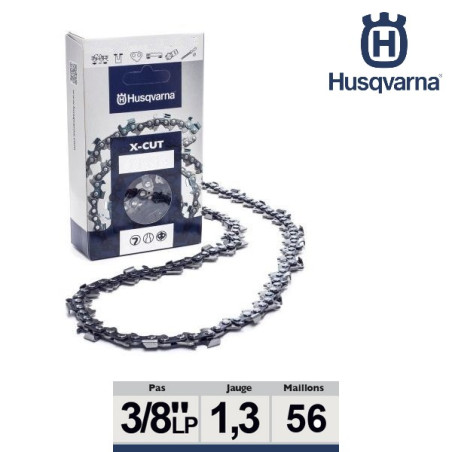 Chaîne tronçonneuse Husqvarna 3/8LP 050 56 dents