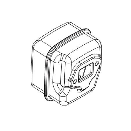 Pot d'échappement tronçonneuse Echo