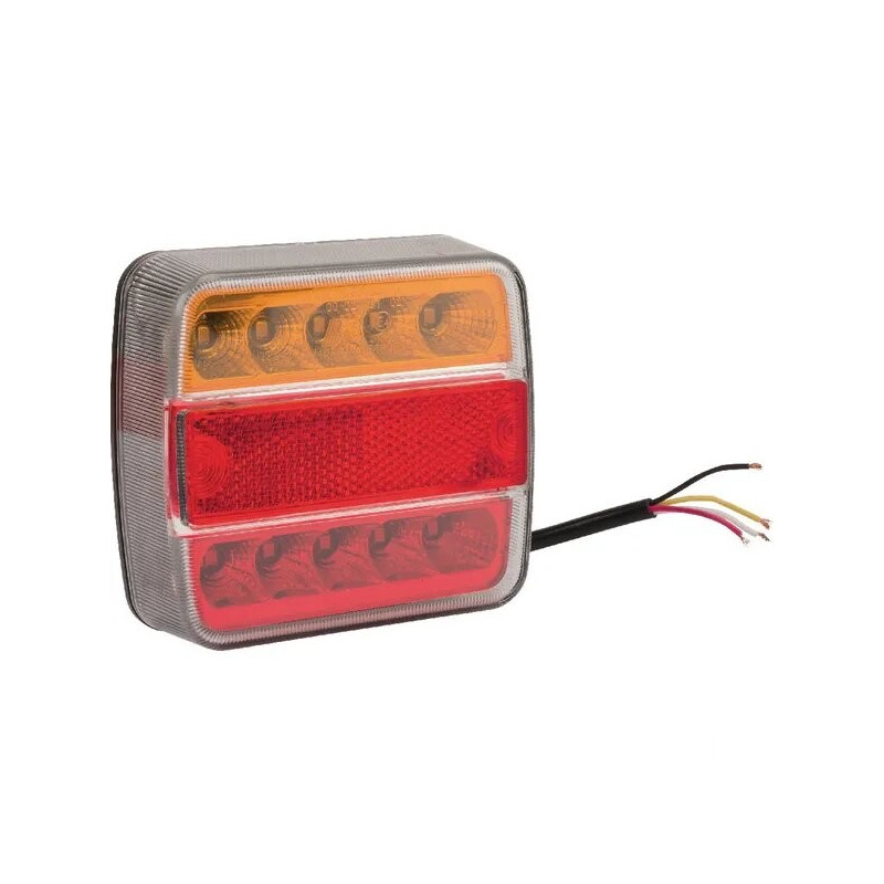 Feu arrière LED carré universel