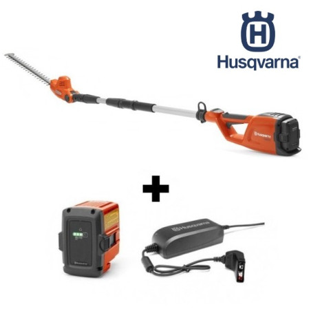 Pack taille-haie sur perche à batterie Husqvarna 120iTK4-H