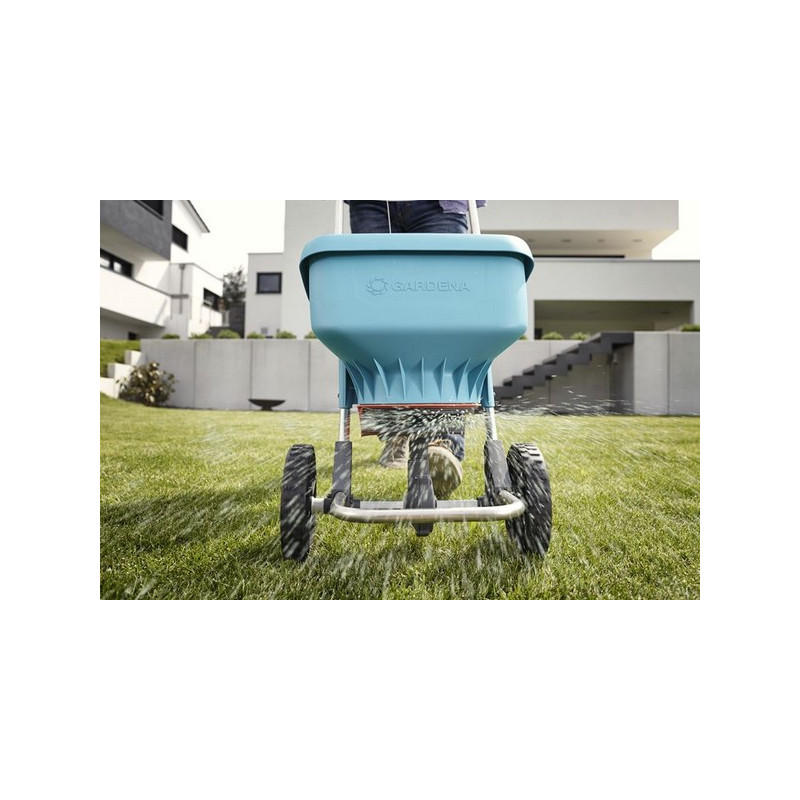 Épandeur à engrais XL sur roues Gardena