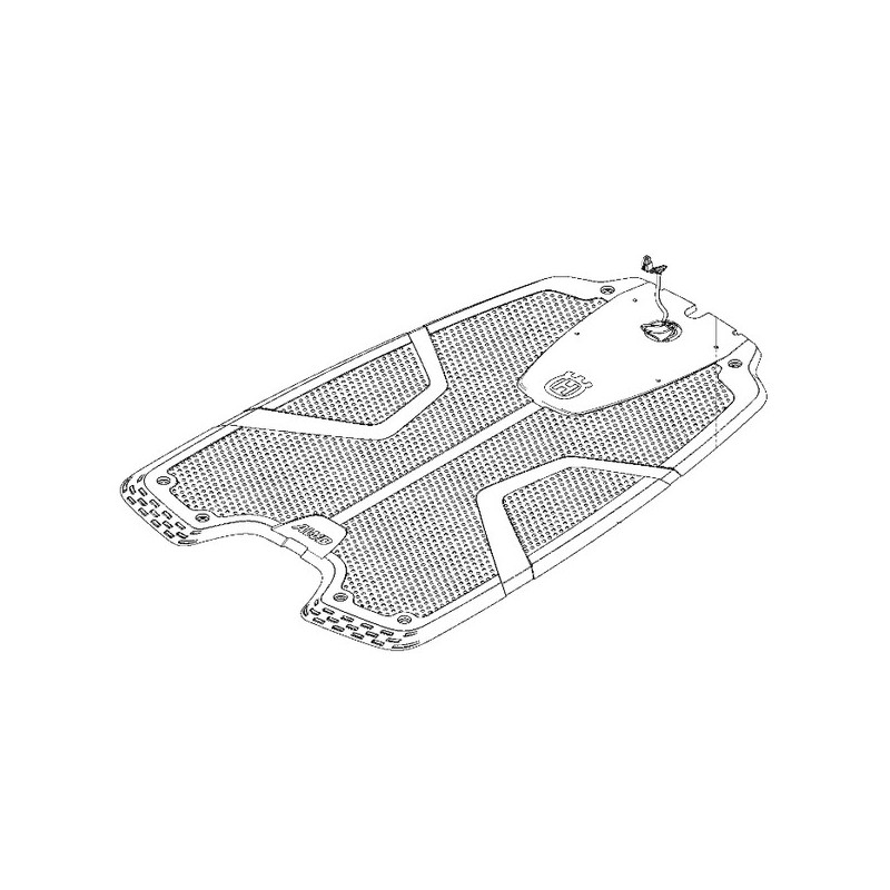 Plaque station charge robot tondeuse Husqvarna