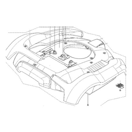 Carter principal robot tondeuse Gardena