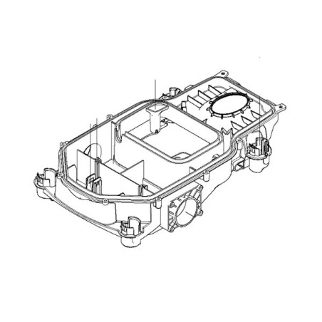 Châssis inférieur robot tondeuse Gardena / Mc Culloch