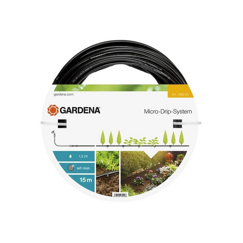 Extension arrosage Micro-Drip Gardena 15m (3/6")